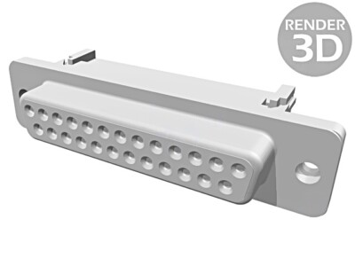 10 Connettori IDC DB25 Femmina Per Cavo A Nastro – Porta Parallela D-SUB
