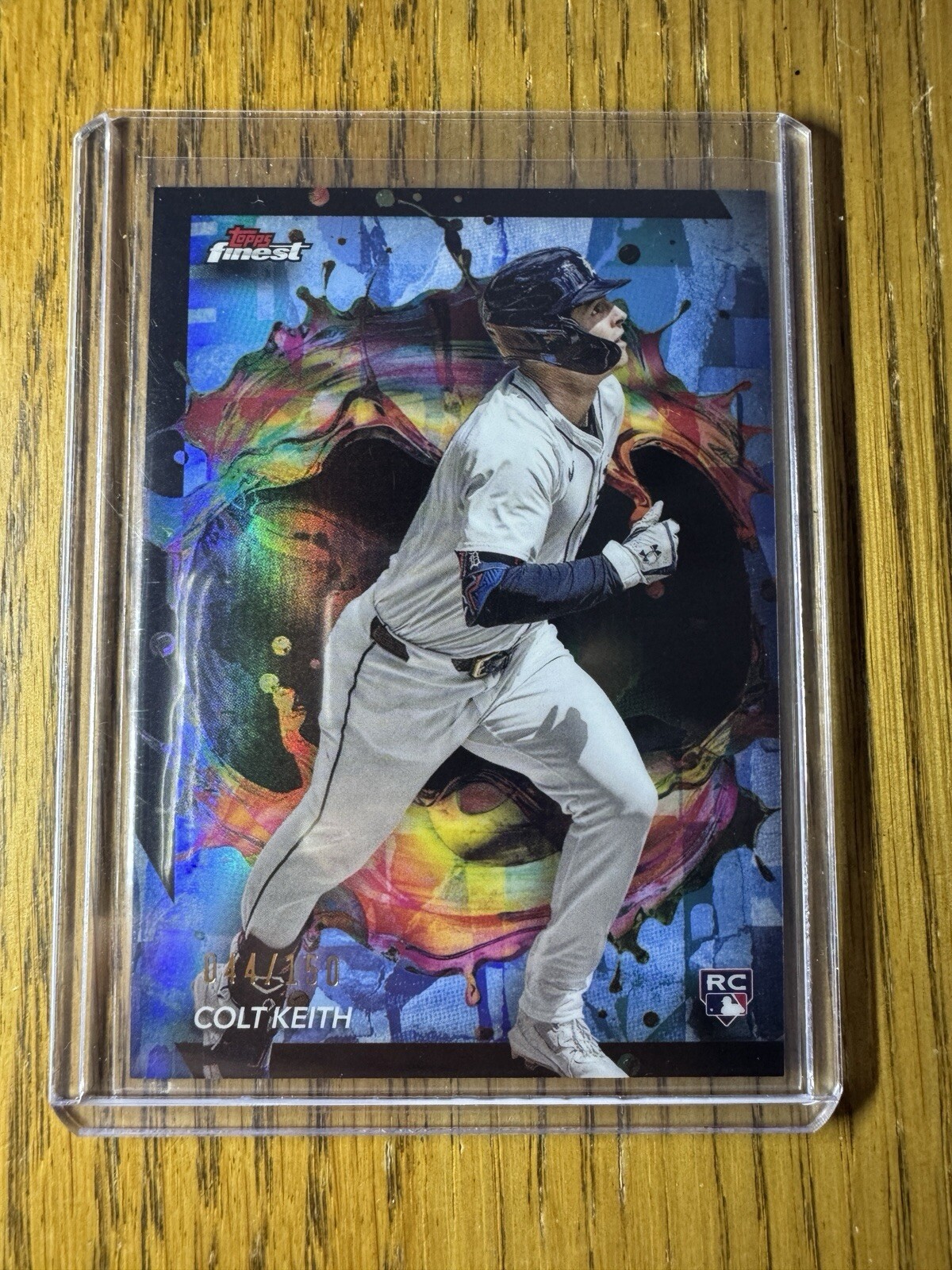 2024 Topps Finest - Rare Sky Blue Refractor #208 Colt Keith /150 (RC)