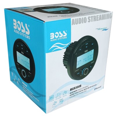 Boss Audio Systems MGR300B Stereo Autoradio Wasserdicht Mit Bluetooth, AUX, USB