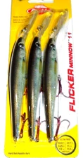 Berkley #11  Flicker Minnow Crankbaits (3-Pk-HD Walleye)