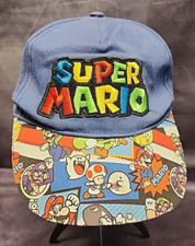 Super Mario Bros Nintendo Super Mario Adjustable Hat Youth Character Brim