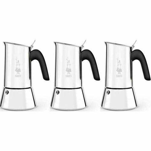 3 x Bialetti Venus 6 Cup Induction Espresso Coffee Maker Stovetop Moka Pot eBay