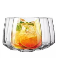 Krosno GläSer FüR Wasser SäFte | Set 4 | 400 Ml | Handgemacht | HäNdewaschen