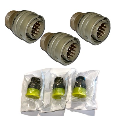 3 x Amphenol PT06A-14-19P 2236 Equiv to MSW06A14-19P-SR * New/Sealed Lot of 3