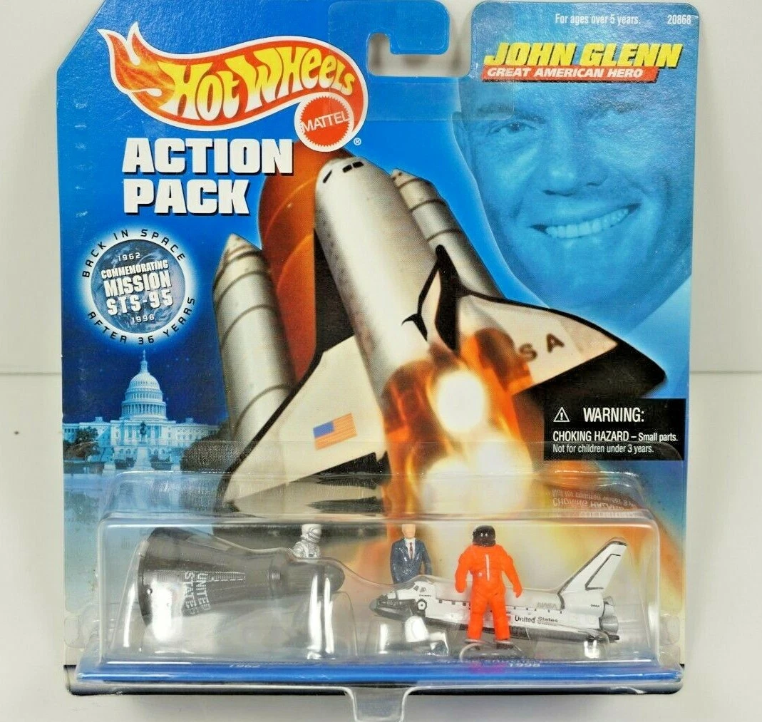1998 Hot Wheels John Glenn Action Pack 1962 Mercury Friendship 7