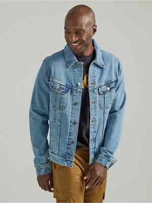 Lee Men's Rider Denim Jacket Light Wash Legendary Trucker S M L XL