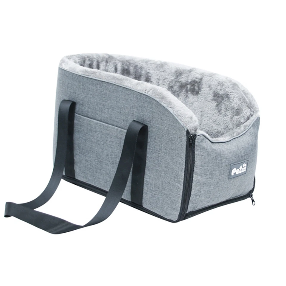 Asiento de coche para perros pequeños asiento elevador para perros seguridad para perros Foto 2 de 4