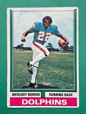 Mercury Morris 1974 Topps Football Card #170 - Miami Dolphins