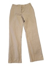 Vintage 70s How  Wen Women's Sz XS Khaki Clasp Closure Straight Leg Pants