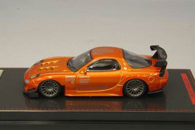 イグニッションモデル RX-7 オレンジ 1/64 1/64 IG Model Ignition Mazda RX-7 (FD3S) RE Amemiya Orange