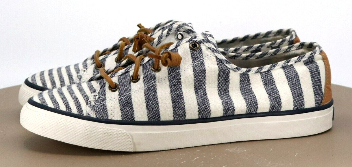 Sperry Top Sider Women's Boat Shoes Size 10 Blue White Striped eBay