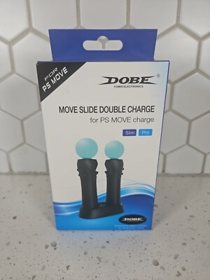 Dobe Fomis Electronics  Move Slide Double Charger For Ps Move Charge New