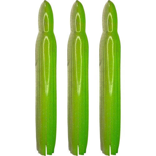 8.5" Inch Squid Skirts Fishing Lure Octopus Hoochie Baits - 3 Skirts Made In USA - Picture 10 of 46