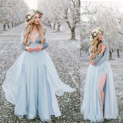 boho tulle dress