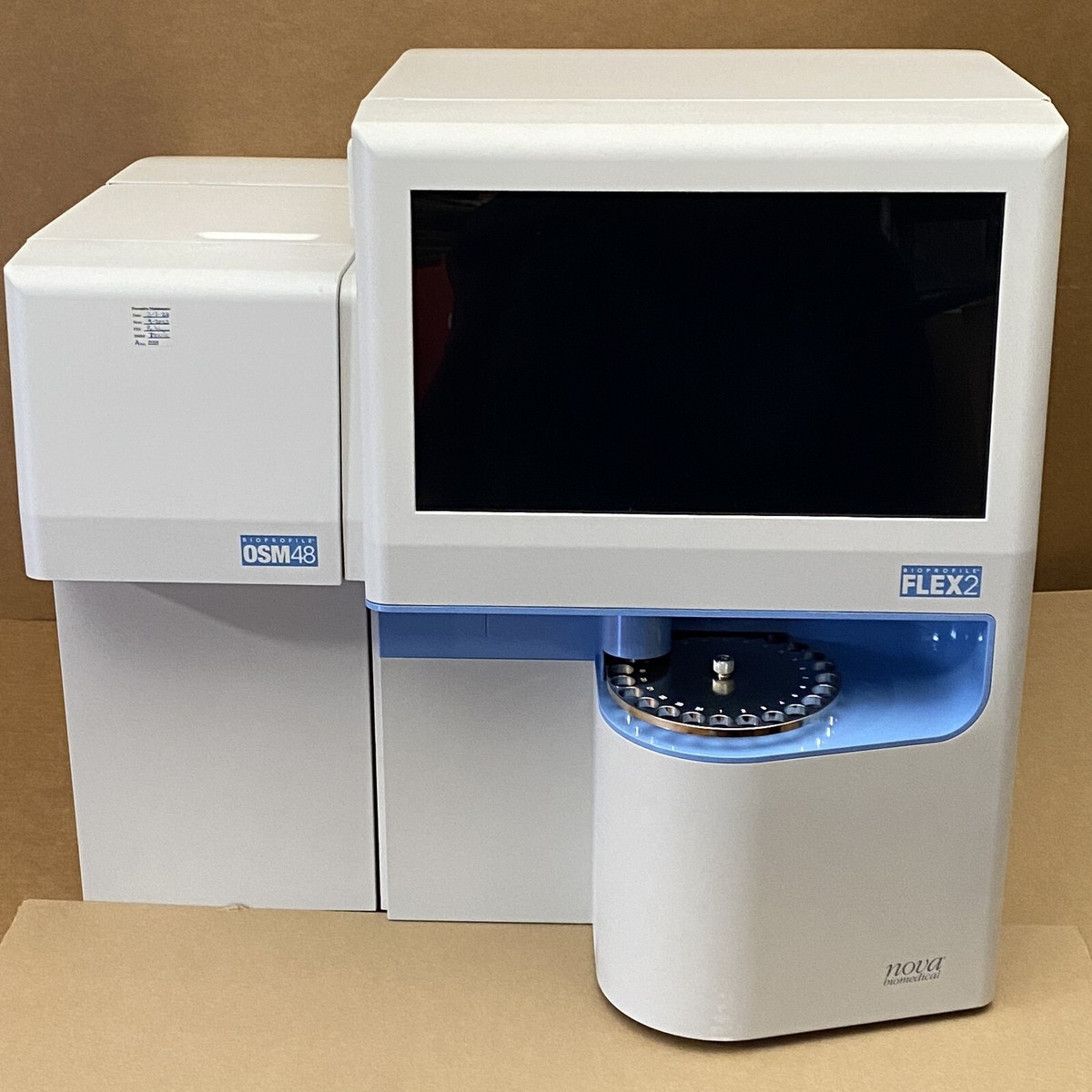 Nova Biomedical Bioprofile Flex2 Cell Culture Analyzer CDV Nova Biomedical Bioprofile Flex2 Cell Culture Analyzer CDV