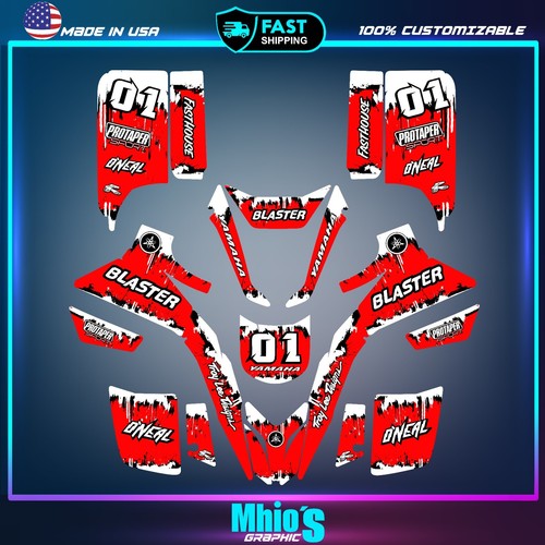 Lot De 2 Autocollants Yamaha - Pour Moto, VTT, Vélo, Auto, Quad - Couleurs Au Choix - Décalcomanies