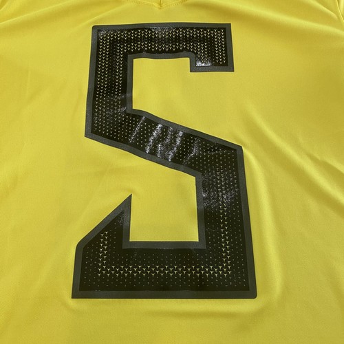 Camiseta de fútbol americano Nike Oregon Ducks Game #5 amarilla negra DB3082-729 para hombre talla S - Imagen 2 de 7