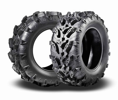 MCKINLEY UTV ATV Tires 27X11-14 6 Ply Super Mud 27X11X14 Offroad X611, Set 2