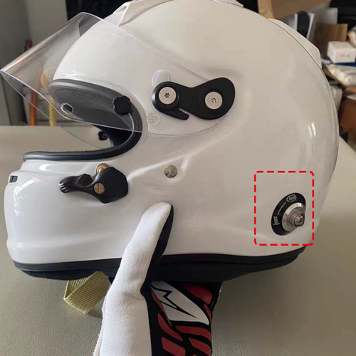 HANS Buckle Cover Left Right Decora For ARAI GP3 GP6 GP7 SK6S Bell OMP RS7-K/HP7 - Picture 1 of 14