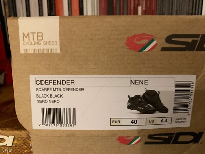 Sidi DEFENDER MTB Outdoor Mountain Bike Shoes BLACK