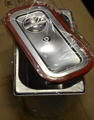 Rieber 1/3 Edelstahl Gastronorm & auslaufsicherer Deckel 150 mm Tiefe 4,9 l Fassungsvermögen