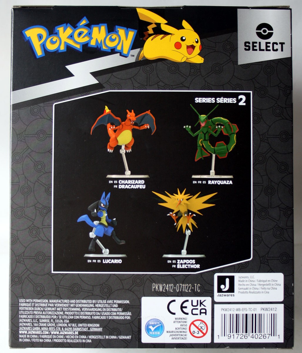 Jazwares Pokémon Articulated Zapdos 6 in Action Figure for Jazwares Pokémon Articulated Zapdos 6 in Action Figure for