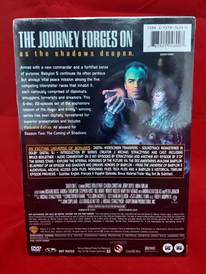Babylon 5 - The Complete Second Season (DVD, 2009, 6-Disc Set) - Image 2 of 2