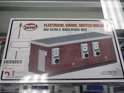 Model Power  HO Structure Kit - Electrical Signal Switch Building #490-185