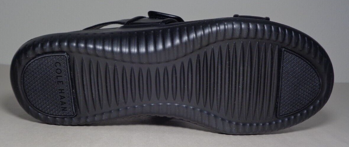 Cole Haan Size 8 Wide ZEROGRAND MERITT Black Leather Sandals New