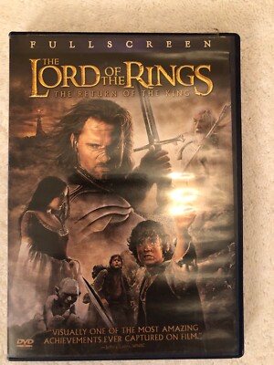 The Lord of the Rings: The Return of the King (DVD, 2004, 2-Disc Set, Fu  - Good