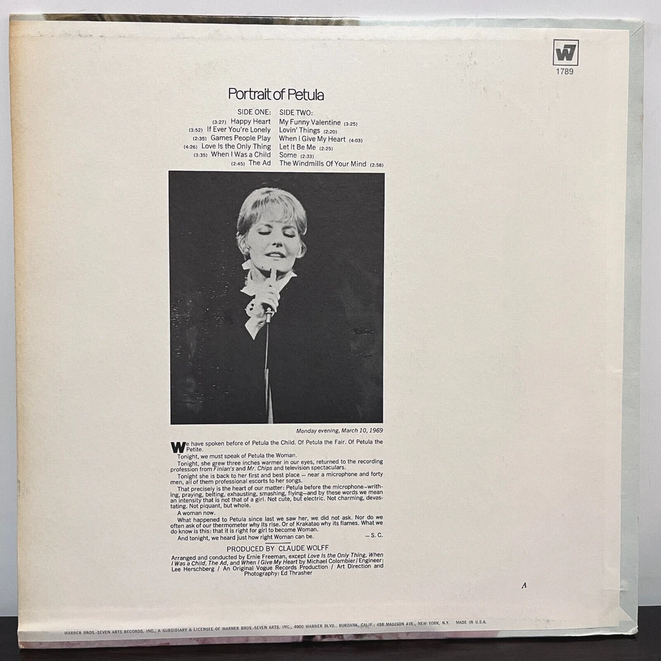 PETULA CLARK - Happy Heart (Poster)(Windmills Of Mind) 12" Vinyl Record LP - VG+ - Image 2 of 4