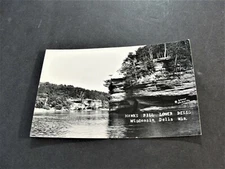 Hawks Bill, Lower Dells, Wisconsin-Kodak Real Photo Postcard (RPPC). 