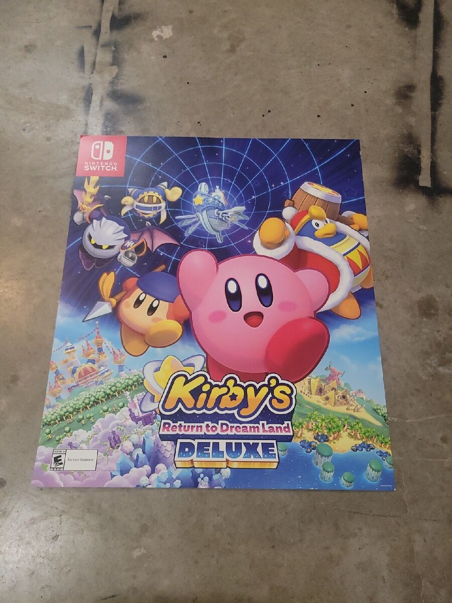 Kirby's Return To Dream Land Deluxe Exclusive Poster Up For Grabs At  GameStop