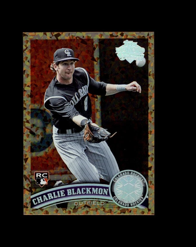 #US231 Charlie Blackmon RC 2011 Topps Update Cognac Diamond Anniversary Parallel