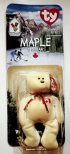 Ty Maple the Bear McDonalds Beanie Baby 1999 Canada Sealed Collectible
