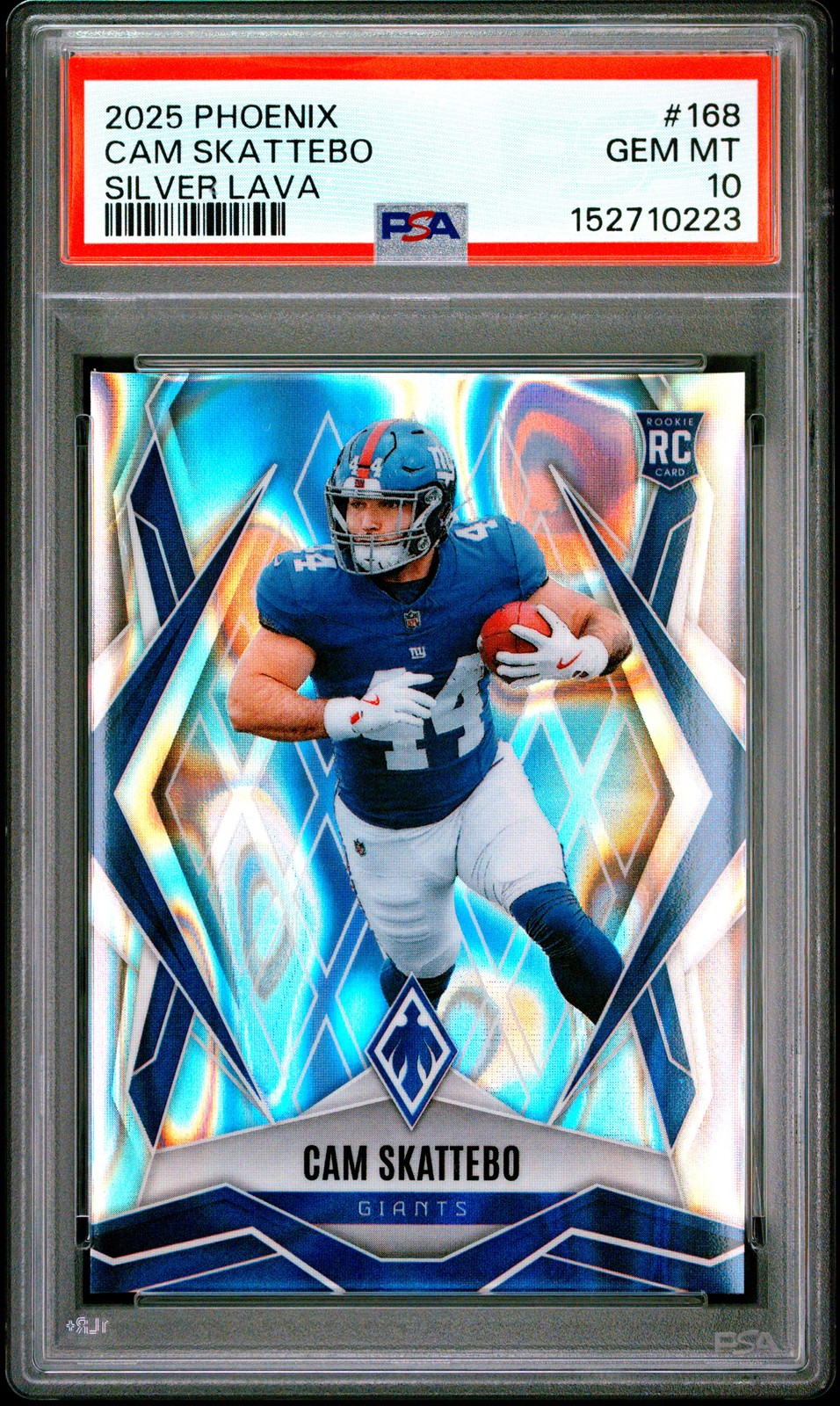 Cam Skattebo Panini Phoenix #168 Silver Lava