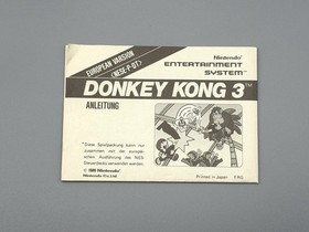 Donkey Kong 3 Nintendo NES OVP Bienengr&auml;ber (FRG) Zustand: Gut