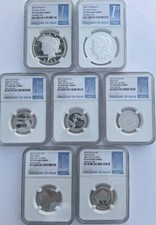 US Coin Collection Featuring 2023 ultra cameo NS70 silver/clad perfect first day