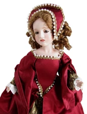 Wendy Lawton 18" Doll YOUNG ELIZABETH I  Wood & Porcelain 18" LE #8/20 Box 2008