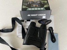 4K Night Vision Binoculars 3" Screen 8X Digital Zoom Infrared Goggles 5000mAh