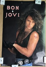 Jon Bon Jovi Superman Tattoo Vintage Poster