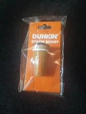 2025 Holiday Dunkin’ Donuts Iced Coffee Cup & Donut Straw Buddy Topper Christmas