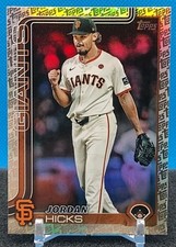 Jordan Hicks Topps Logo Foil 2025 Topps Series 2 #520 San Francisco Giants 