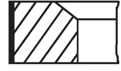 MAHLE Kolbenringsatz 001 40 N0 für W124 W210 W202 SL S124 MERCEDES PUCH SLK W203