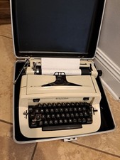 Royal Typewriter Model 890 Portable In Original Case Vintage Tested Working thumbnail