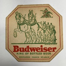 Budweiser Beer Coaster 4 Inch St Louis Missou...