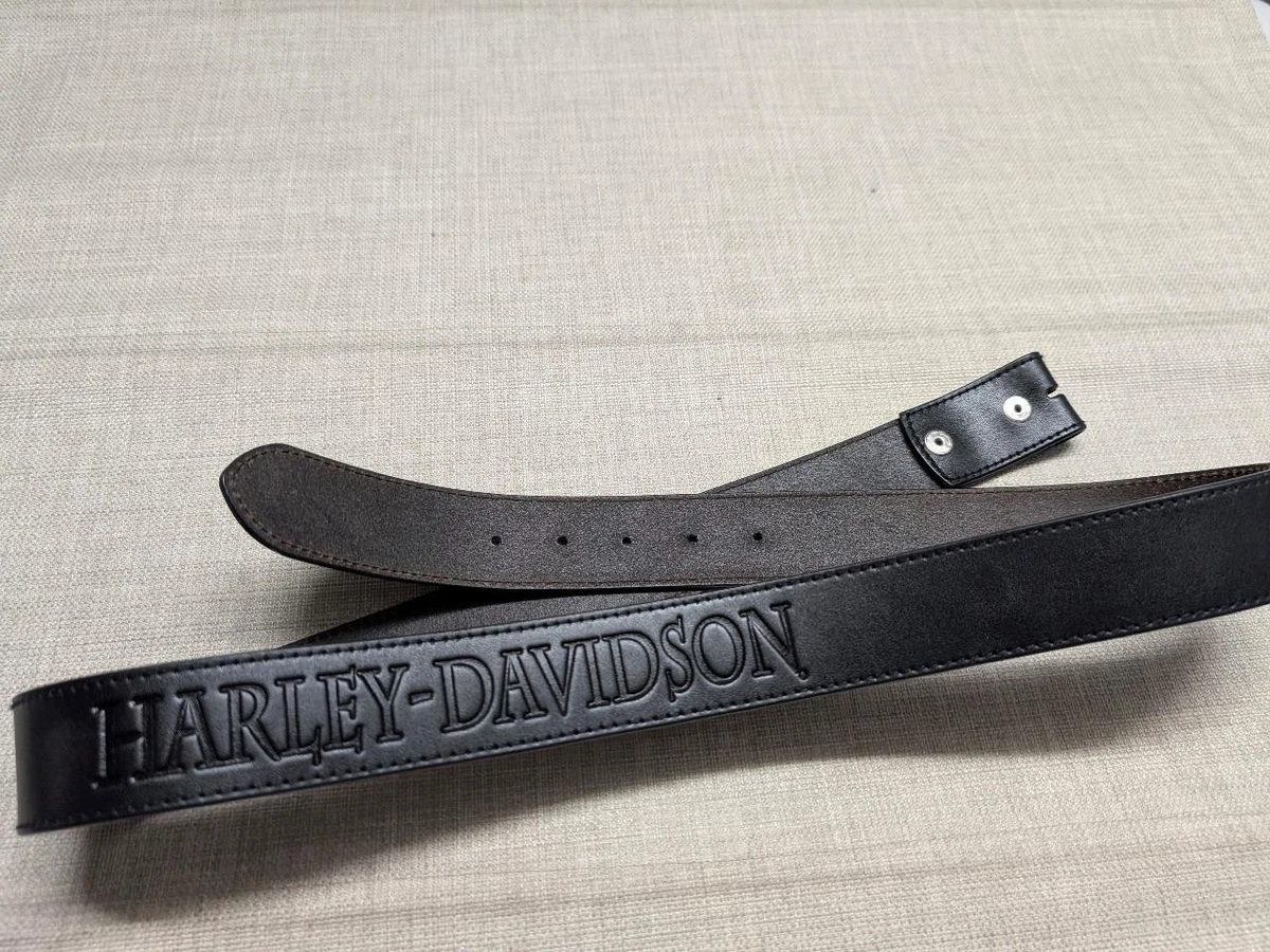 Harley-Davidson Mens スカルコンチョ・レザーベルト　34 Harley-Davidson Mens スカルコンチョ・レザーベルト 34 【公式通販】