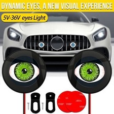2Pcs Motorrad D&auml;mon Auge Licht LED Lichter Motorrad Scheinwerfer USB typisch