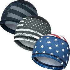 3PCS Paisley Cooling Headscarf Cap elastic cycling sports cap cooling head scarf