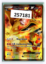 (257181) Carta promozionale CHARIZARD EX 2016 Pokemon XY Full Art Holo Black Star XY121